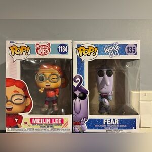 Funko Pop! Turning Red and Inside Out Figures